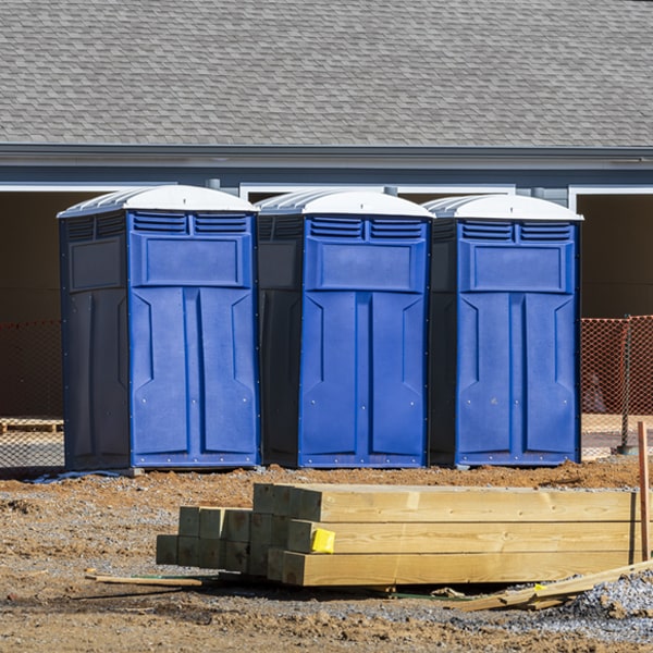 how can i report damages or issues with the porta potties during my rental period in Herriman